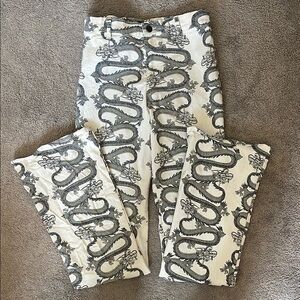 Motel Rocks Dragon Pattern Pants